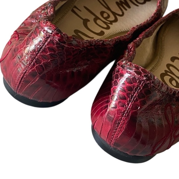 Sam Edelman Snakeskin Flexible Ballet FELICIA 1/4” Flat Heel Women’s Size 6M - Picture 14 of 15